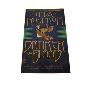 Drinker of blood by Lynda S. Robinson - tw bookmark isbn 0446677515